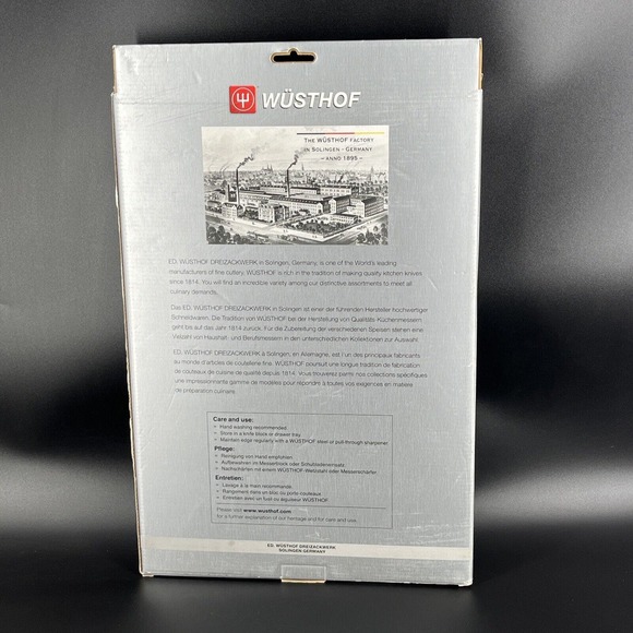 Wusthof Carving Set Black Handles with Epicurean Cutting Board Sealed New In Box - Picture 9 of 14